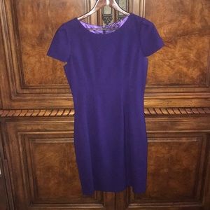 Purple Elie Tahari Dress with belt
